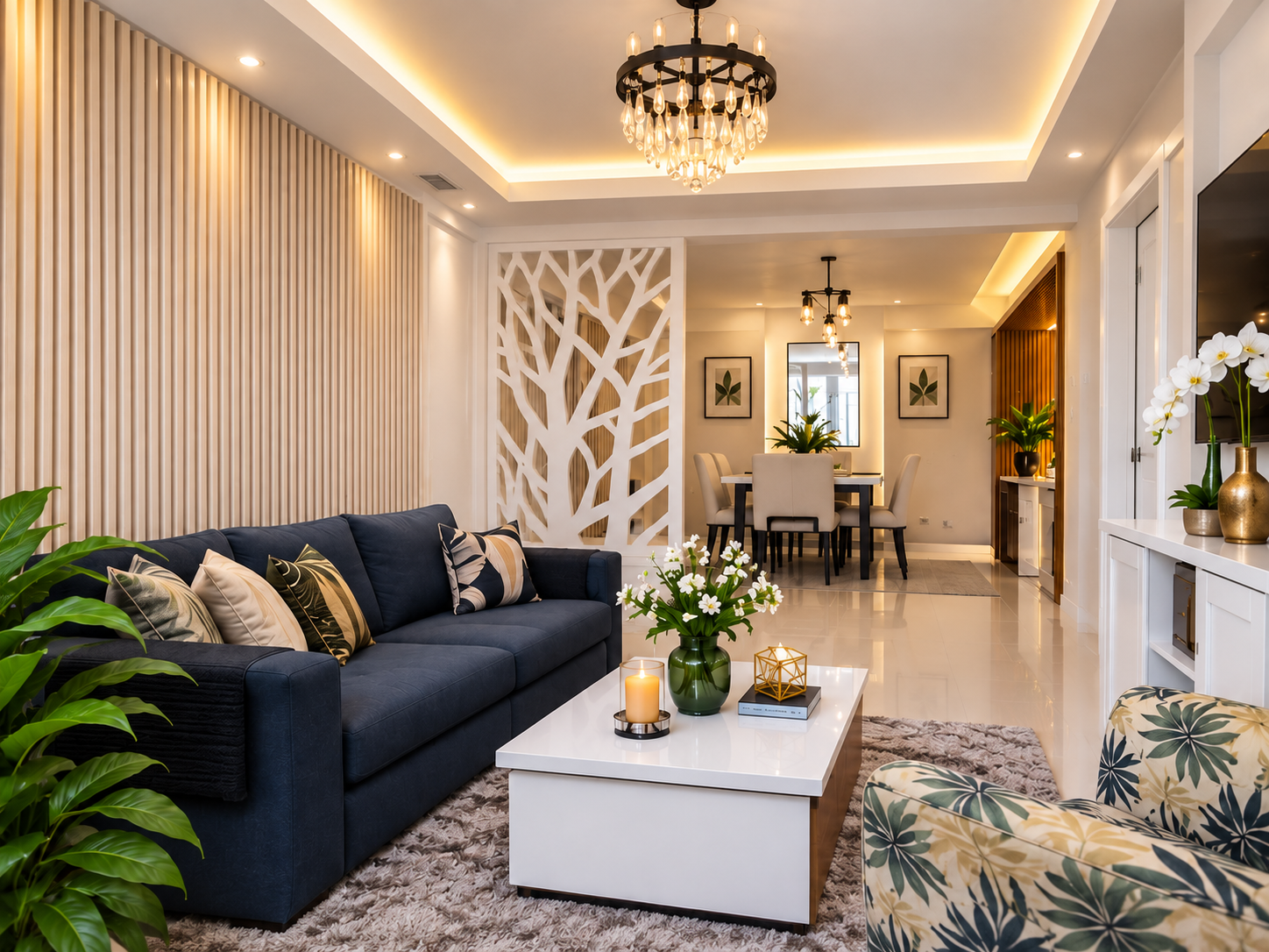 Sala principal con comedor
